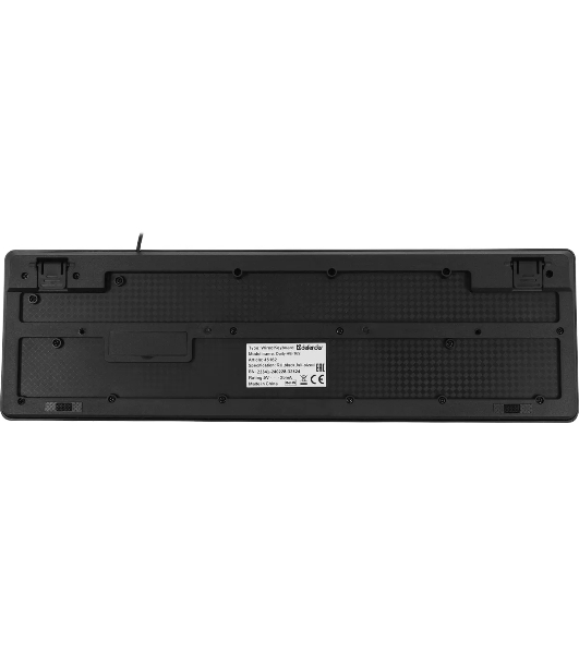Клавиатура проводная Defender Daily HB-162, USB, черный