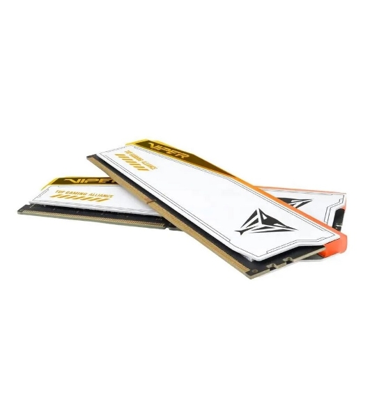 Оперативная память Patriot Viper Elite 5 TUF Gaming, DDR5, 32Gb (2x16 GB), 6000 MHz, CL36, DIMM, радиатор, RGB, белый