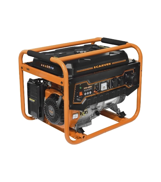 Электрогенератор бензиновый Carver PPG-6500, 5.5 кВт, 74 дБ, 79 кг