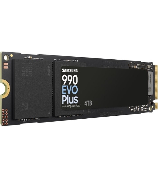 Накопитель SSD Samsung 990 EVO Plus, 4 ТБ, M.2 2280, PCIe 4.0 x4, NVMe 2.0, R/W 7250/6300