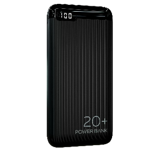 Портативный аккумулятор More choice (4620202550521) PB19-20 2USB 2.1A - 20000mAh черный