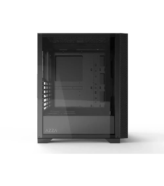 Компьютерный корпус Azza Celesta F черный без БП ATX 5x120мм 5x140мм 2xUSB 2.0 1xUSB 3.0 audio bott PSU