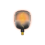 Лампа светодиодная Gauss Filament V140 5W 200lm 1800К Е27 black-clear flexible LED, фото2