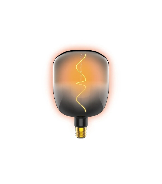 Лампа светодиодная Gauss Filament V140 5W 200lm 1800К Е27 black-clear flexible LED