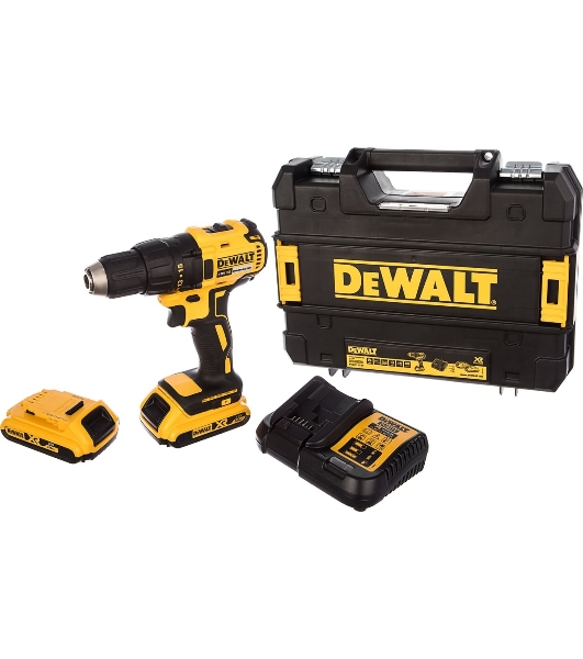 Аккумуляторная безударная бесщеточная дрель - шуруповерт XR DeWalt DCD777D2T-QW