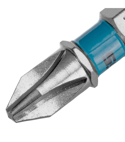 Бита Gross PH2х25мм, сталь S2, шестигр., 2 шт.
