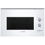 Встраиваемая микроволновая печь Bosch BFL 520MW0 белый, 20 л, 800 Вт, переключатели - поворотный механизм, фото 1