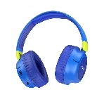 Беспроводные/проводные наушники Hoco W43 Blue синий, накладные, Bluetooth + проводной, складная конструкция, до 25 ч., фото 1