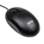Мышь проводная Dialog Comfort MOC-10U черный, 1200 dpi, USB, кнопки - 3, фото 1