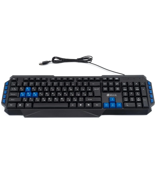 Клавиатура Oklick 750G Frost War проводная, USB Type-A, чёрный