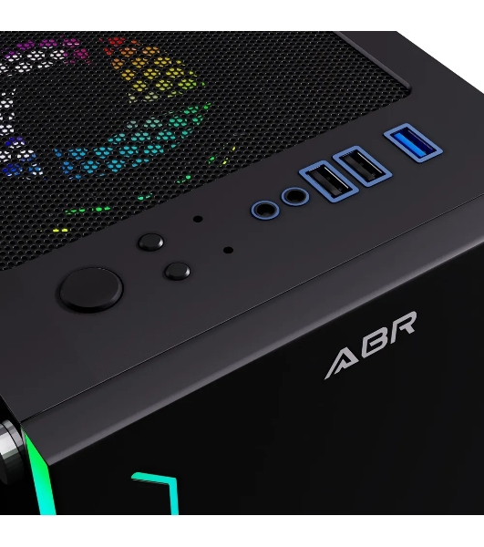 Компьютерный корпус ABR Robin I (1хUSB 3.0, 2хUSB 2.0, HD Audio, 3xRGb Fan, ATX, Micro-ATX)