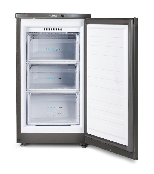 Морозильная камера Бирюса W412 графит, 80л, 3 ящика