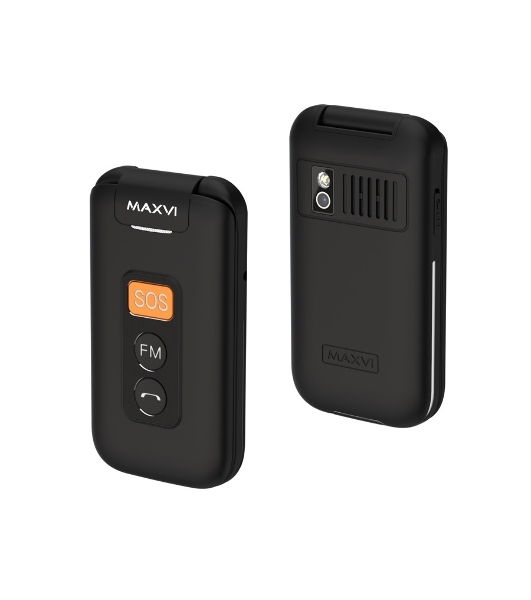 Мобильный телефон Maxvi E5 up черный