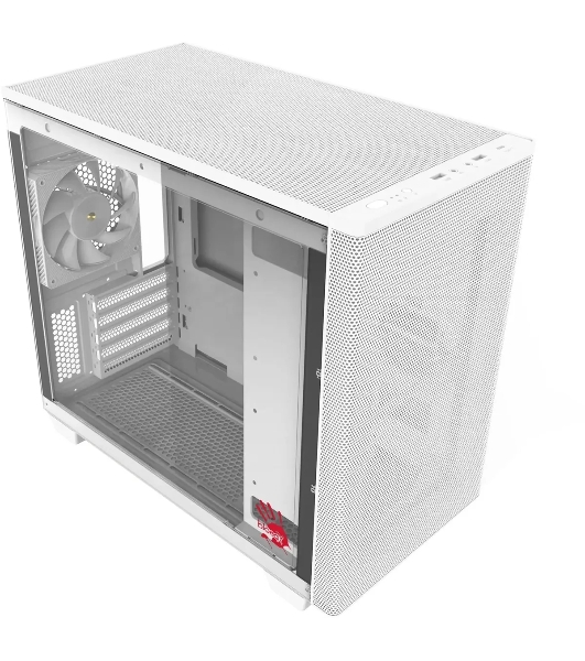 Компьютерный корпус Bloody BD-CC117F белый без БП mATX 5x120мм 1xUSB 2.0 1xUSB 3.0 audio bott PSU