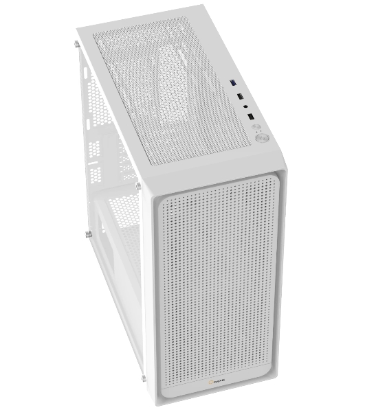 Компьютерный корпус Ocypus Gaммa C50 без БП белый (Gaммa-C50-WHG000XX-GL)