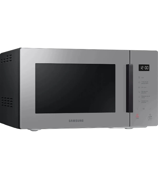 Микроволновая печь Samsung MS23T5018AG/BW серый, 23 л, 800 Вт, переключатели - сенсор