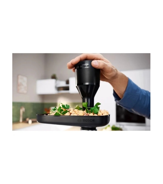 Мясорубка электрическая Bosch MFWS650B черный, 2100 Вт, 3.5 кг/мин, реверс, защита от перегрузки, насадки - 5