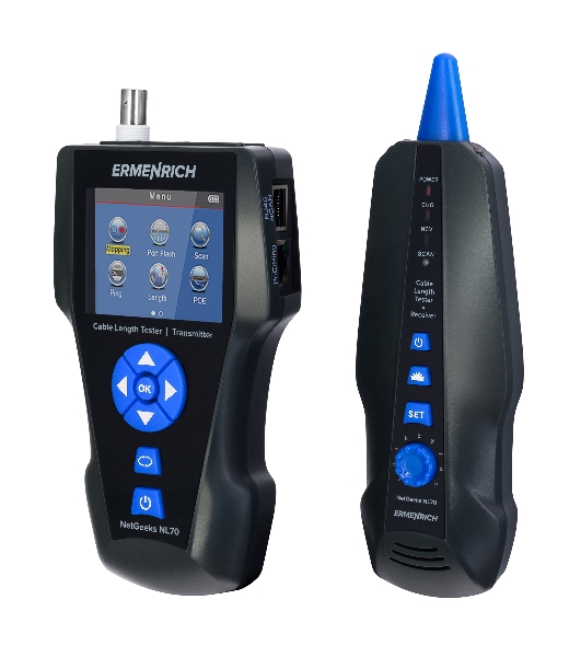 Измеритель длины кабеля ERMENRICH NetGeeks NL80 82554
