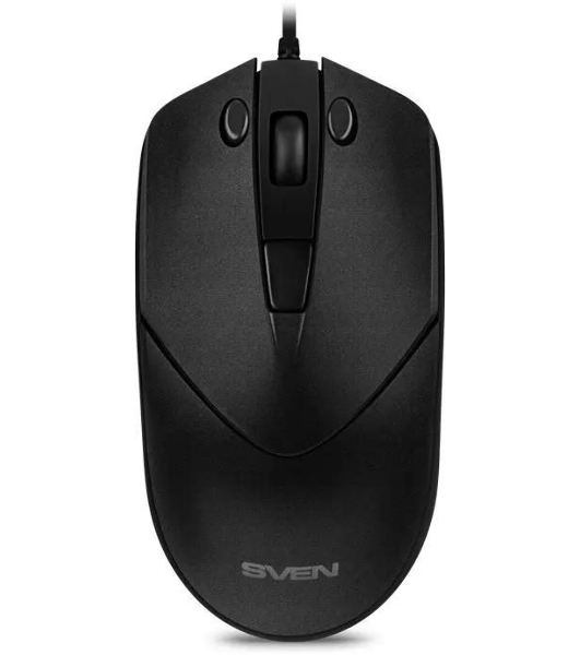Мышь проводная SVEN RX-100 черный, 4000 dpi, USB, кнопки - 6