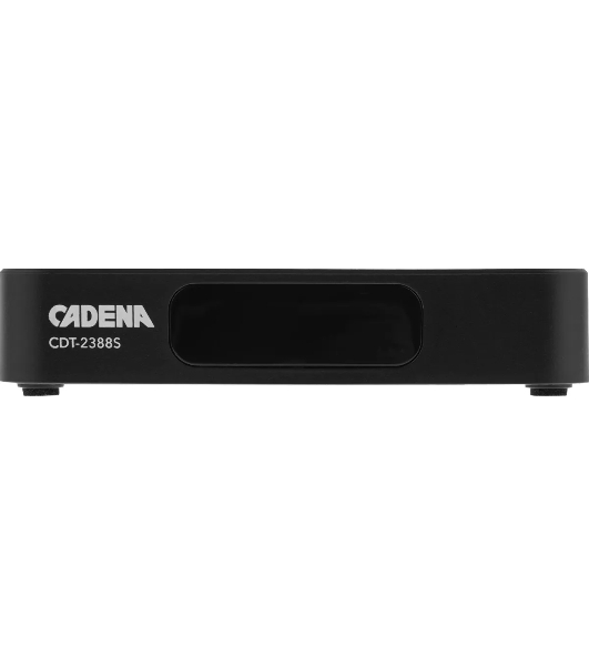 Приставка для цифрового ТВ Cadena CDT-2388S черный, DVB-T2, DVB-T, HDMI, USB 2.0