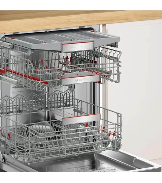 Встраиваемая посудомоечная машина Bosch SMD8TCX04E, нержавеющая сталь, 59.8 см, 14 компл., 42 дБ, класс A