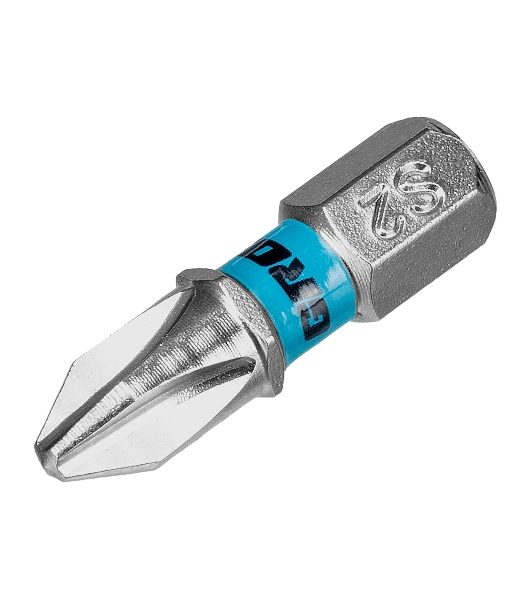 Бита Gross PH2х25мм, сталь S2, шестигр., 2 шт.
