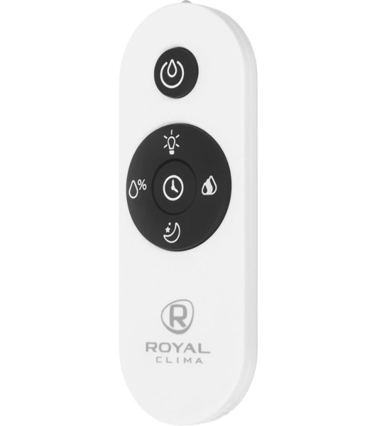 Увлажнитель воздуха Royal Clima RIVA RUH-RV300/8.0E-WT белый, 30 м², 8 л, ультразвуковой, гигростат, ароматизация, пульт ДУ, ночной режим, верхний залив воды