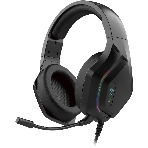 Гарнитура Oklick HS-L600G чёрный, проводная, USB, подсветка, фото 1