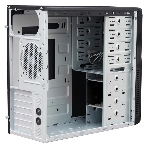 Компьютерный корпус MidiTower Powerman BA833 черный (без блока питания), фото2