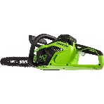 Цепная пила аккумуляторная (2005807UA) GreenWorks GD40CS18, 40V, 40 см, бесщеточная, 1,8 КВТ, с АКБ 2АЧ и ЗУ, фото7