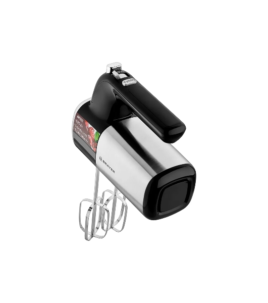 Миксер BRAYER, 800 Вт, 5 скор.реж, турбо,насад. венчики, насад для взбивания