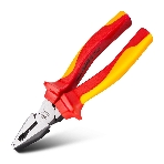 Плоскогубцы Deli DL512007 диэлектрические комбинированные, 180 мм, сталь Cr-V, сертификат VDE для работ под напряжением до 1000 В, фото 1