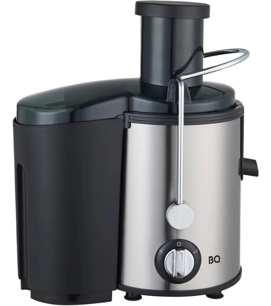 Соковыжималка BQ J1000 серый/черный, центробежная, 900 Вт, 800 мл, механическое