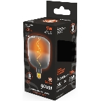 Лампа светодиодная Gauss Filament V140 5W 200lm 1800К Е27 black-clear flexible LED, фото5