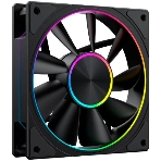 Вентилятор для корпуса Eurocase EU-FN120ARGB2002_8+18 BL YF12023 Black,120 ARGB fan 3pin+AURA 5V3pin female and male connector with brown box,3pcs in, фото3