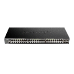 Коммутатор D-Link DGS-1250-52X/A1A, 48×1 Гбит/с + 4×10 Гбит/с SFP+, управляемый, фото 1