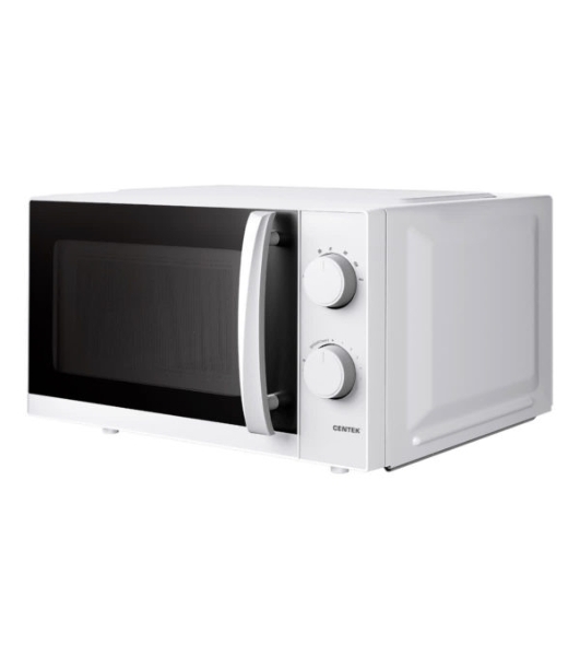 Микроволновая печь Centek CT-1571 белый, 20 л, 700 Вт, переключатели - поворотный механизм