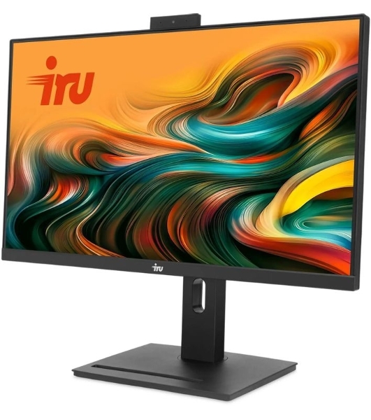 Моноблок IRU 23IM 23.8' Full HD i5 12450H (2) 16Gb SSD512Gb UHDG без ОС GbitEth WiFi BT 90W Cam черный 1920x1080