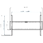 Кронштейн Arm media STEEL-1 new черный, настенный, 32'-90', max 60 кг, VESA 600x400 мм, фото4