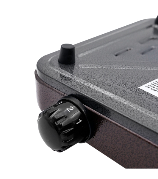 Плита настольная электрическая Centek CT-1508 Siberia коричневый, 1 кВт, ТЭН, конфорки - 1, эмаль, поворотные переключатели