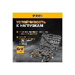 Набор инструментов Denzel 1/2', 1/4', CrV, S2, пластиковый кейс, 194 предмета, фото43