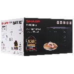 Микроволновая печь Sharp R-6000RK черный, 20 л, 800 Вт, переключатели - поворотный механизм, фото2
