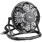 Вентилятор Rix RDF-1500USB чёрный, настольный, 2.5 Вт, 1 скорость, 10 см, фото 1