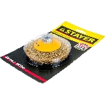 Кордщетка STAYER PROFESSIONAL 35133-100коническая М14 витая латунь/сталь 0.3мм d100мм, фото2