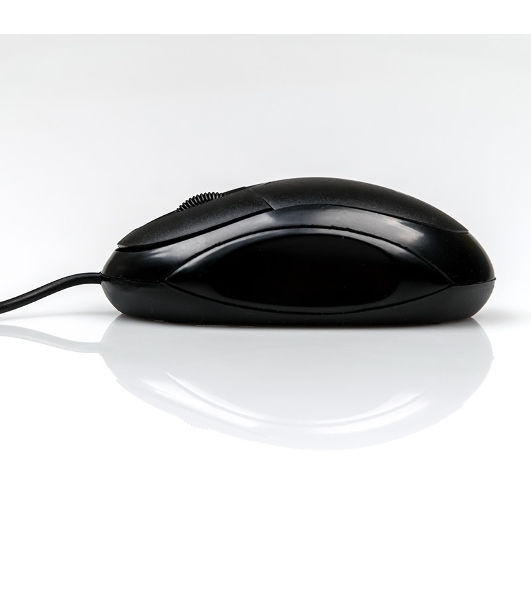 Мышь проводная Dialog Comfort MOC-10U черный, 1200 dpi, USB, кнопки - 3