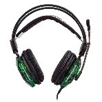 Гарнитура Oklick HS-L500G зелёный/чёрный, проводная, USB/3.5 мм, фото3