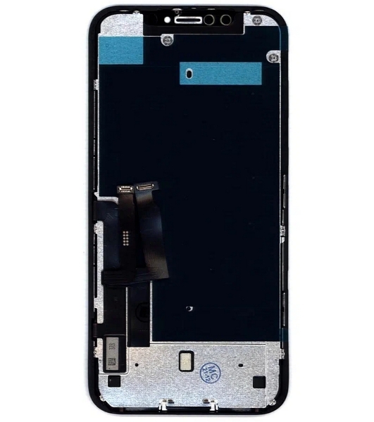 Дисплей для Apple iPhone XR в сборе с тачскрином и рамкой (AAA TFT), черный