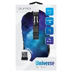 Мышь беспроводная Qumo Office M27 Universe синий, 1600 dpi, радиоканал, USB, кнопки - 4, фото3