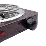 Плита настольная электрическая Centek CT-1508 Siberia коричневый, 1 кВт, ТЭН, конфорки - 1, эмаль, поворотные переключатели, фото3