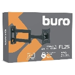 Кронштейн для телевизора Buro FL2S черный, 15'-29' макс. 12 кг, настенный, поворотно-выдвижной и наклонный, фото9